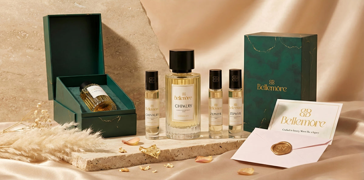 Crafted in Luxury. Worn Like a Legacy. Discover fragrances that linger beyond time.